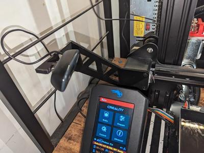[Remix] Ender 3 C270 Angled Left Side Mount with Clearance