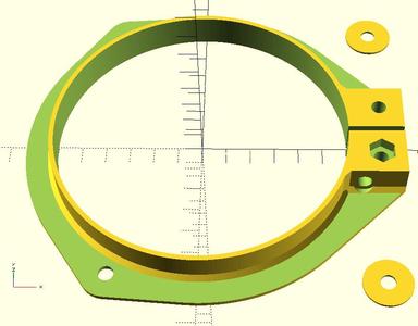 Pipe cutting clamp (customizable)
