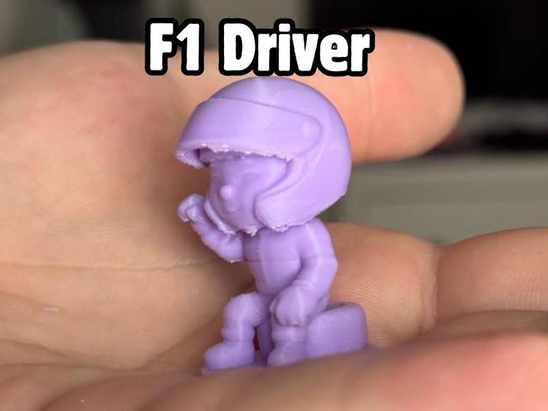 Chibi F1 Driver – Stylized Figurine