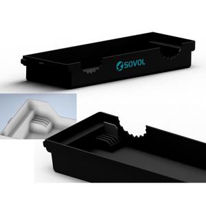 tool box or drawer sovol sv04 with SD card holder and logo