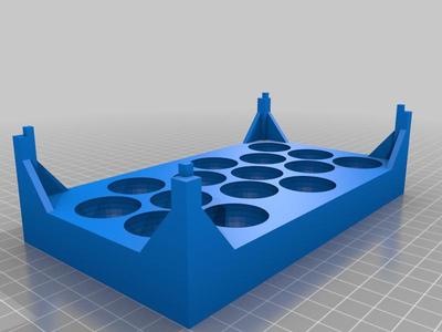 Quail egg stacker/tray