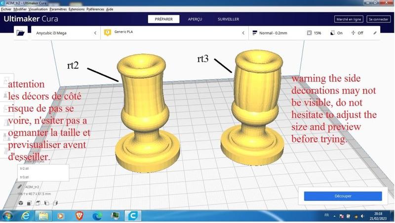 vase decoratif ou jar 578214 et 578215