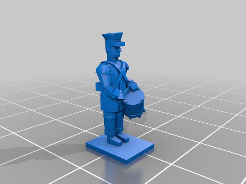 1-100 Prussian 1815 Soldiers-Pack 1-Set 08-Landwehr Infantry A