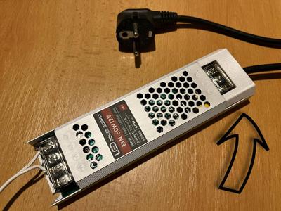End cap for led power supply MN-60W 12V