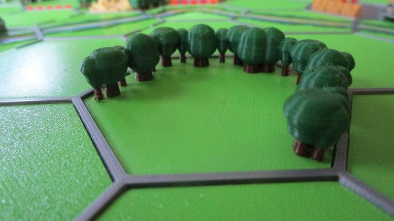 Memoir 44 Forest tile