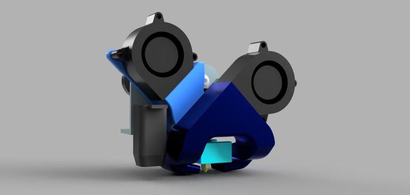 Hi-Flo - Lightweight 4020 Blower ducts for Ender 3