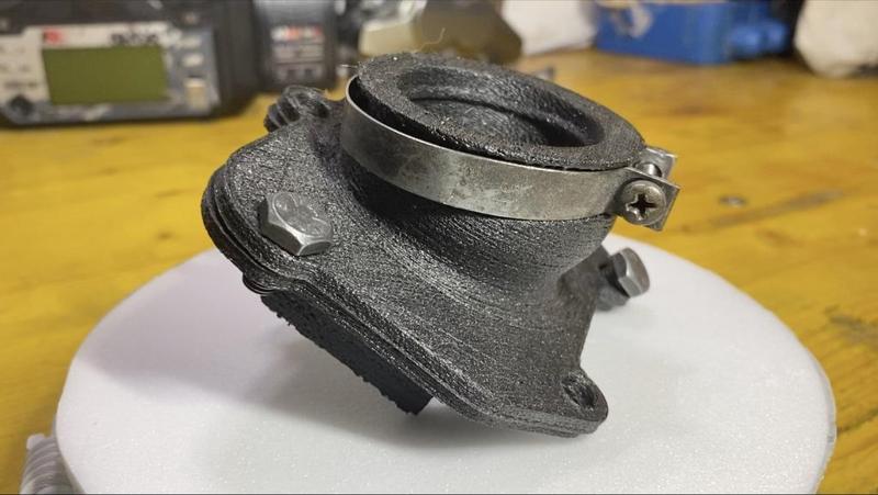 Intake manifold Rotax123 - PHBE 34