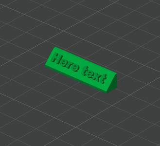 Label 45° degree