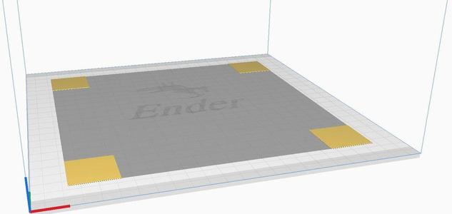 Bed level test for Ender 3
