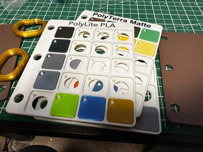 Bambu Filament Swatch Book v2