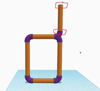 polipropilene pp-r20 adaptors for over the shoulder, third person view camera rig