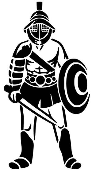 Gladiator stencil