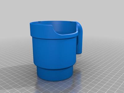 LEGO-inspired mug for an IKEA cup