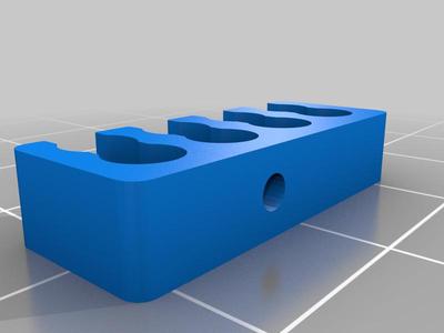 Cable organiser with hole