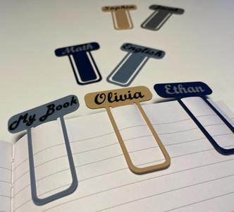 Bookmark with your own text