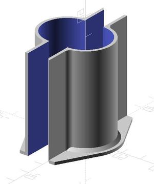 Concrete Test ASTM C39 Cylinder Mold