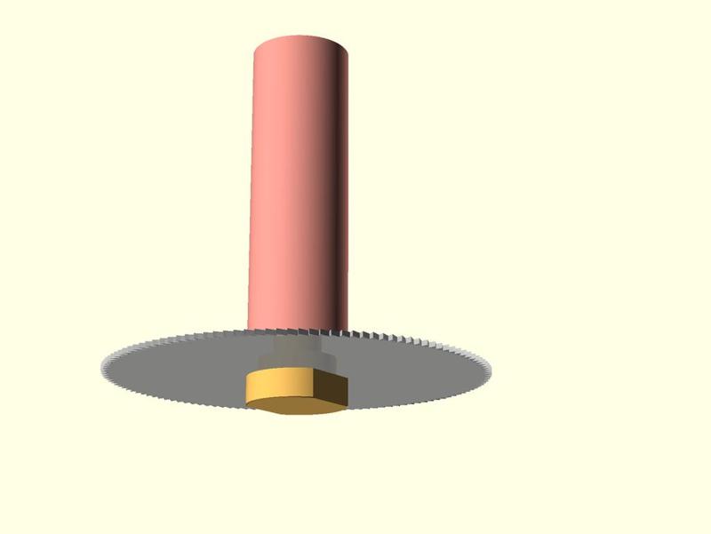 Parametric Slitting Saw Arbor