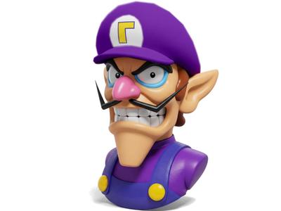 Waluigi Bust Base Included