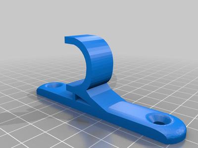 Short hanger for 19 mm dowel for bigger screws