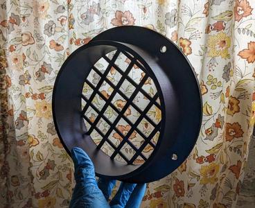 6 inch Duct Plate with grate 