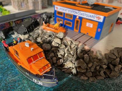 HO scale Lifeboat/Costguard Station