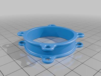 40mm  Fan Duct remix, 1cm long