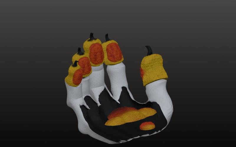 (wip) Werewolf hand paws