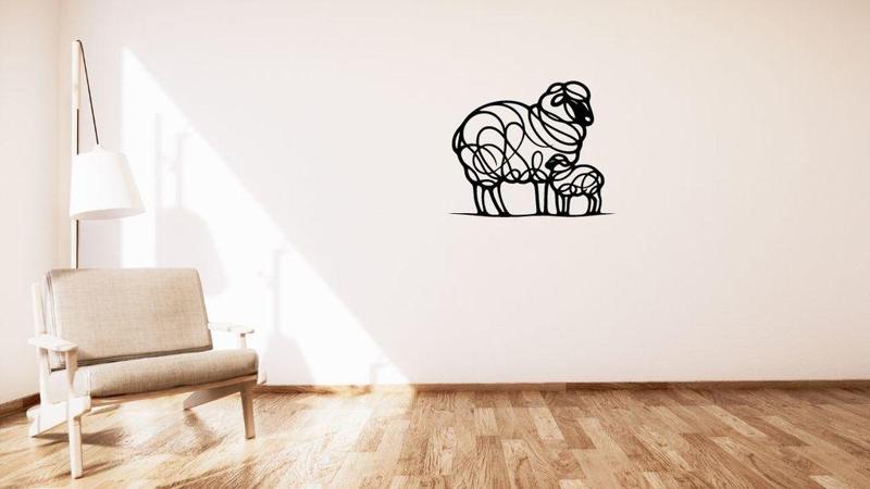 Sheep / Ovce wall decoration