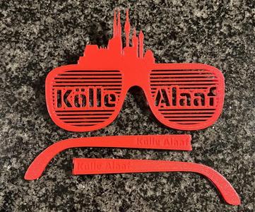 Cologne Carnival Shutter Shades "Kölle Alaaf"