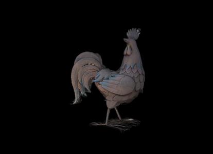 Coq de jardin / Garden rooster sculpture 