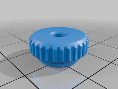 File 3D Núm vặn cấy ren đồng