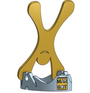 Handstand phone stand