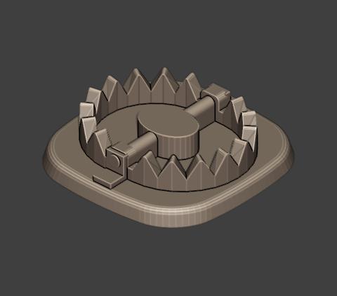 Bear Trap token piece