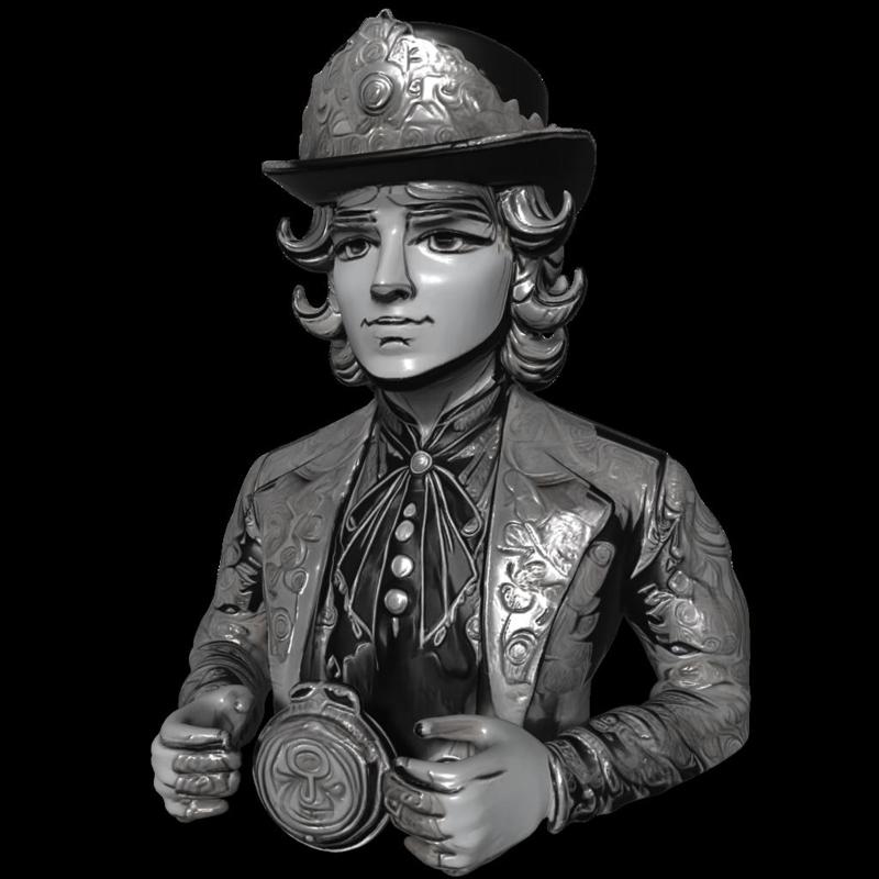 Silver Guardian Figurine