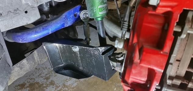 350Z brake cooling scoop