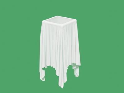Cloth desk item holder