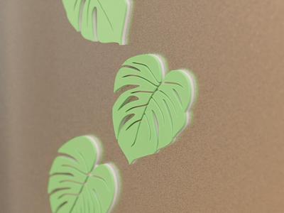 Monstera Leaf magnets Simple to print  magnet