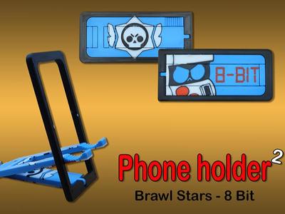 Card phone holder - Brawl Stars 8Bit