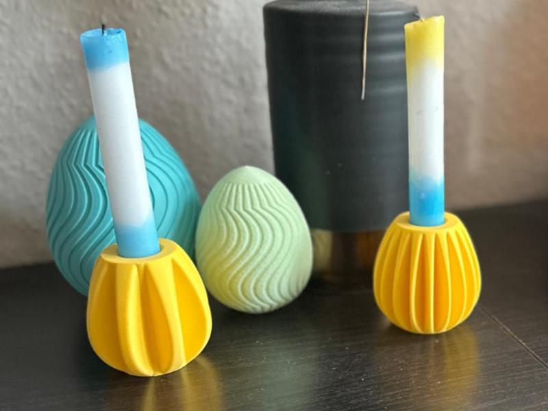 Easter candle holders
