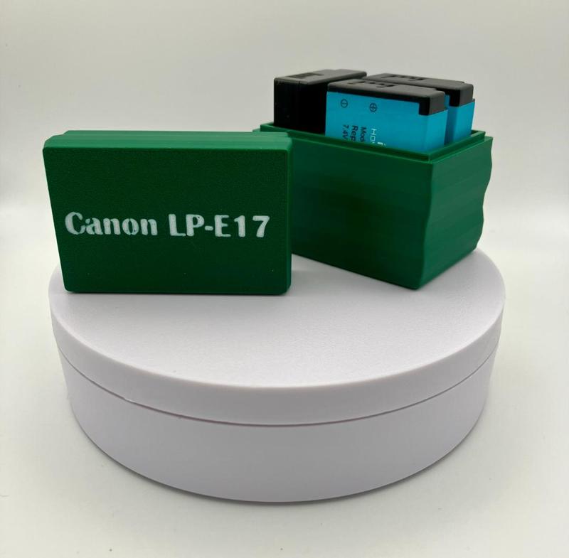 Customizable battery case for Canon & Fujifilm