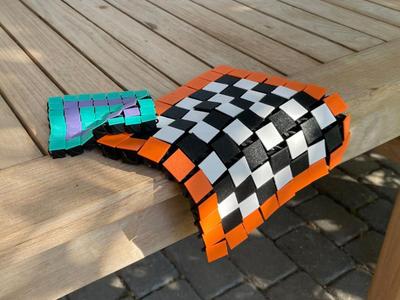Print-in-Place Square Chainmail Grid