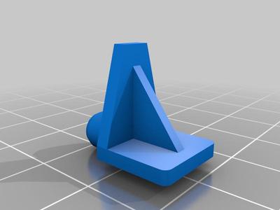 Cabinet shelf support pin