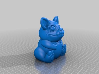 CUTE PIG (NO SUPPORTS)