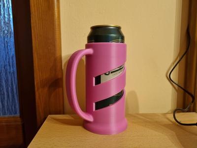 Beer Mug for 500ml Cans - Spiral