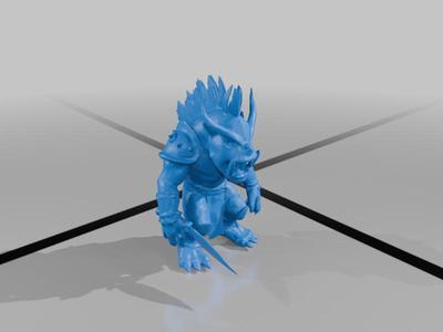 mosnter warrior, guerrero monstruo