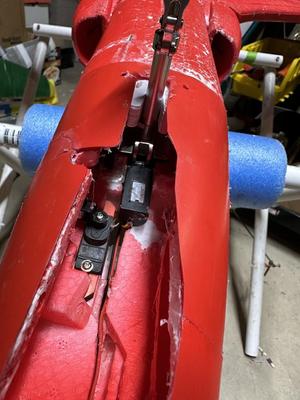 Freewing Hawk Nose Gear Bracket.