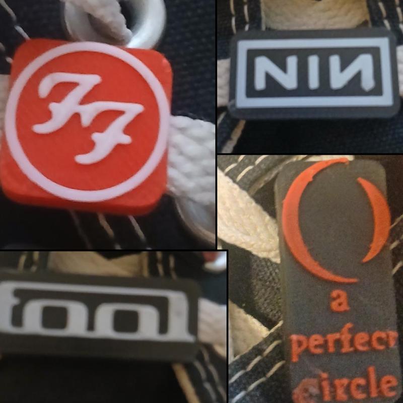 Band Themed Converse Shoe Charms! (Hard to get on)