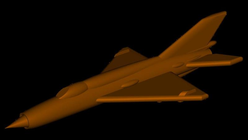 Mikoyan-Gurevich MiG-21M Jet Fighter 