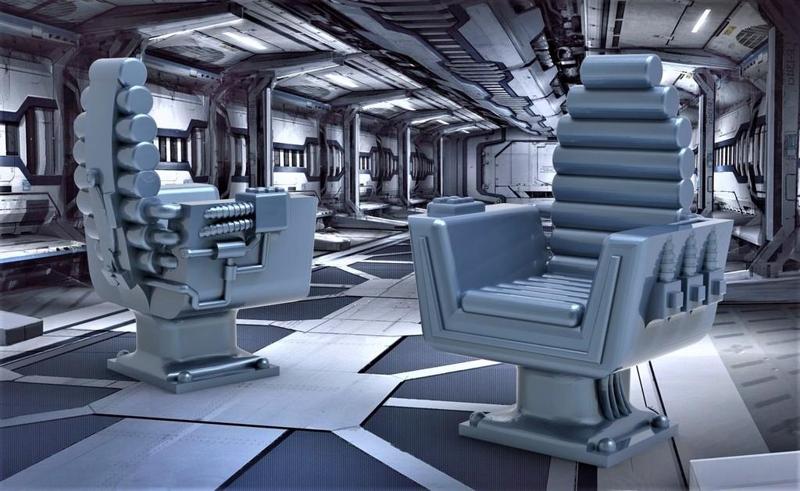 Captains Space Chair / Seat  -  28mm