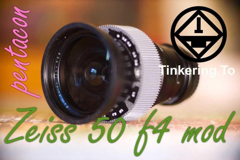 Follow focus mod for Zeiss Pentacon 50mm f4 lens